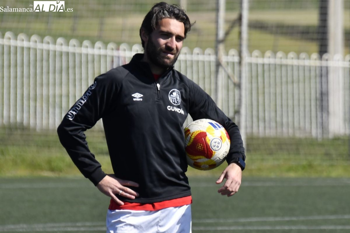 Mancebo, única baja en el entrenamiento del Salamanca UDS