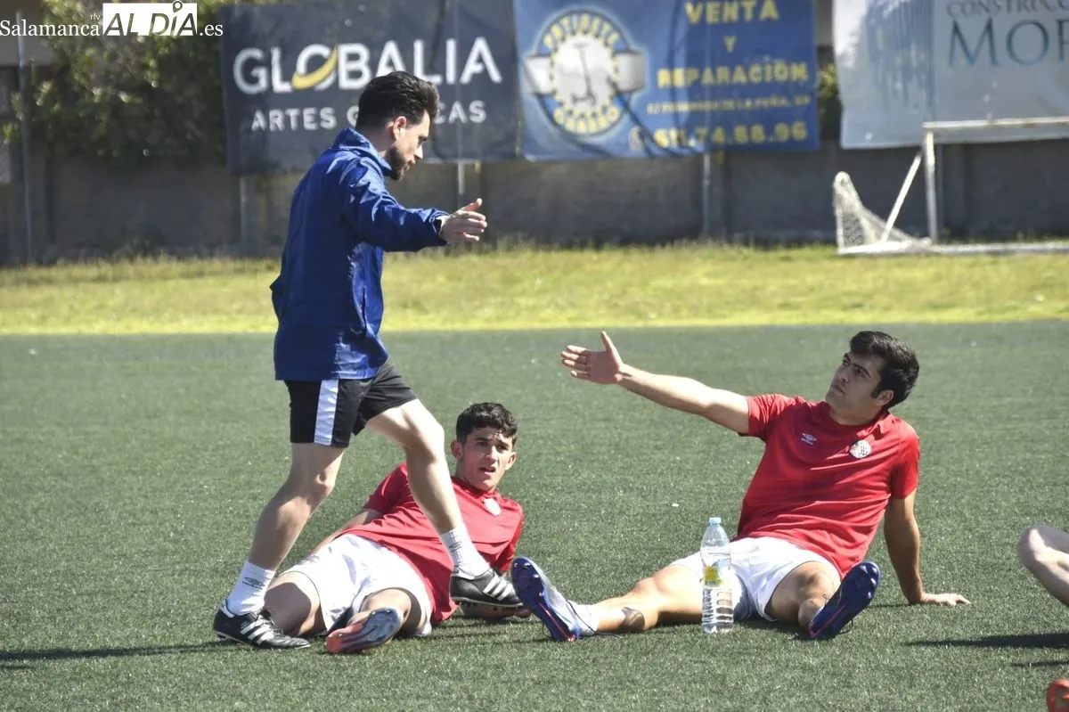 Entrenamiento del Salamanca UDS de este martes en campo Tori