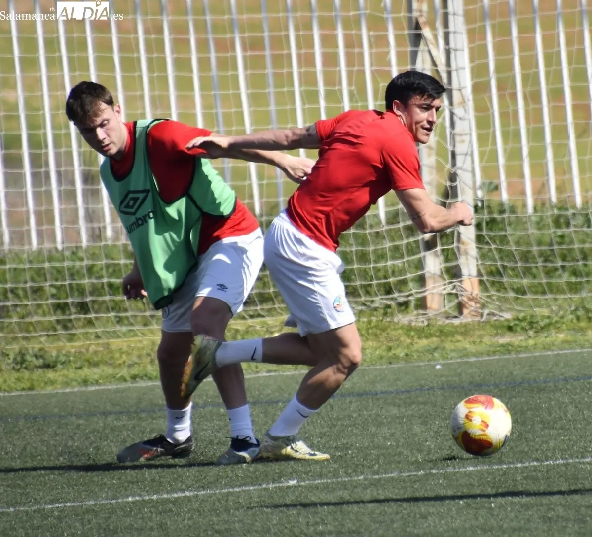 Entrenamiento del Salamanca UDS de este martes en campo Tori