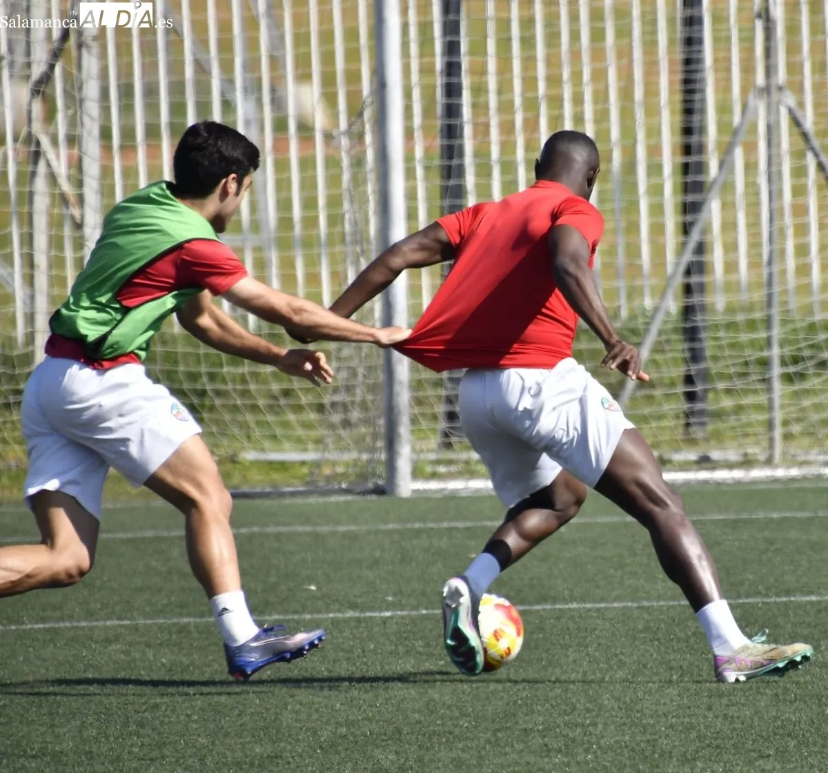 Entrenamiento del Salamanca UDS de este martes en campo Tori