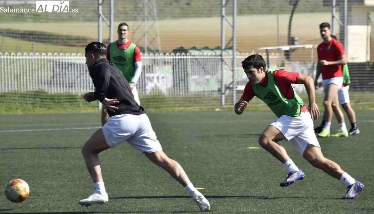 Entrenamiento del Salamanca UDS de este martes en campo Tori
