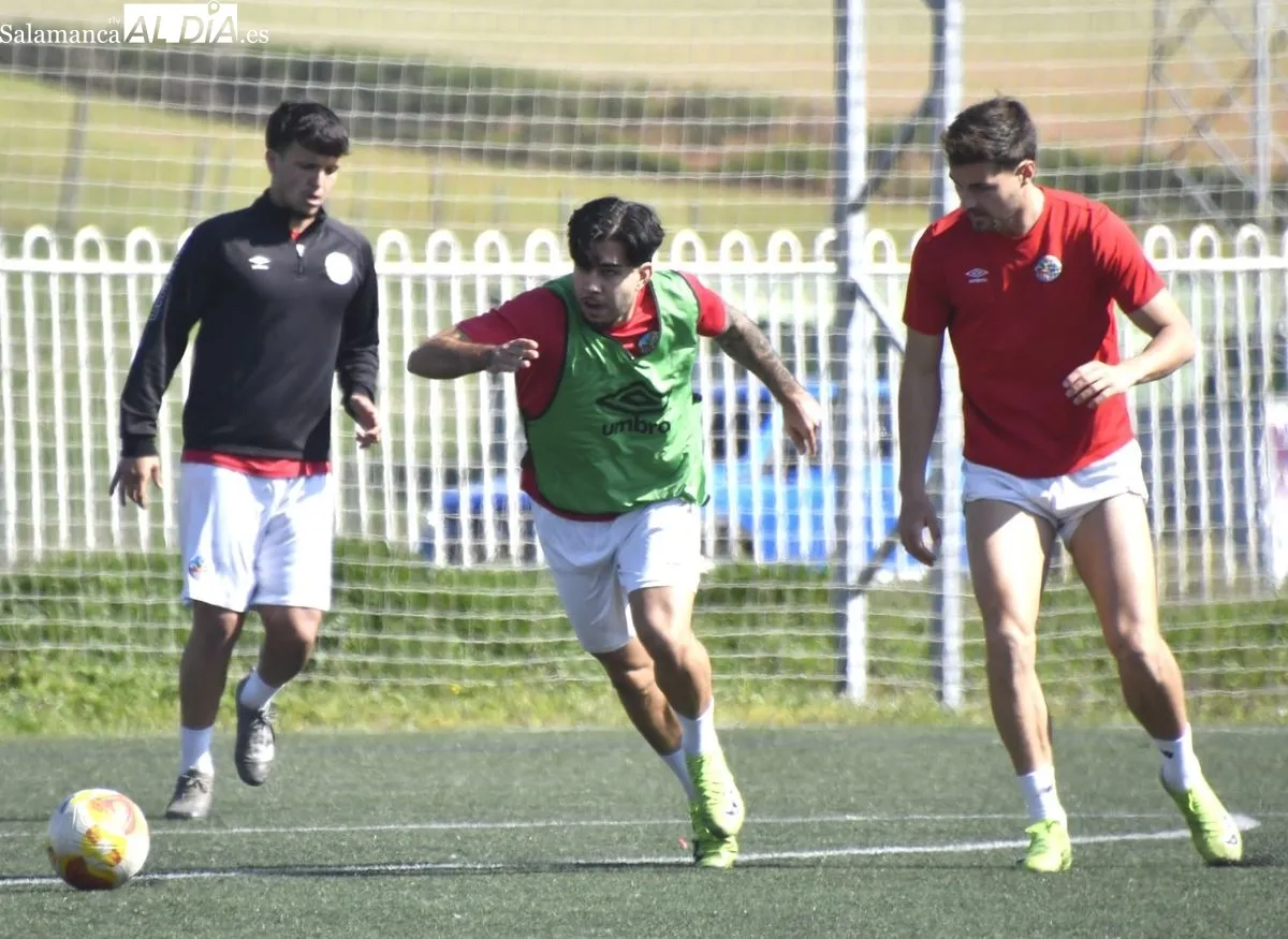 Entrenamiento del Salamanca UDS de este martes en campo Tori