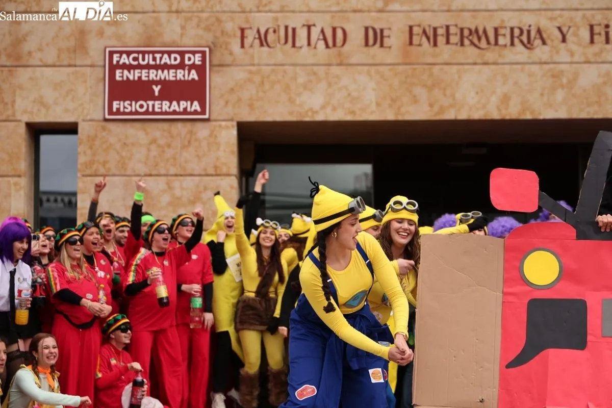 Fiestas de la Facultad de Enfermería de la Universidad de Salamanca. Foto de David Sañudo