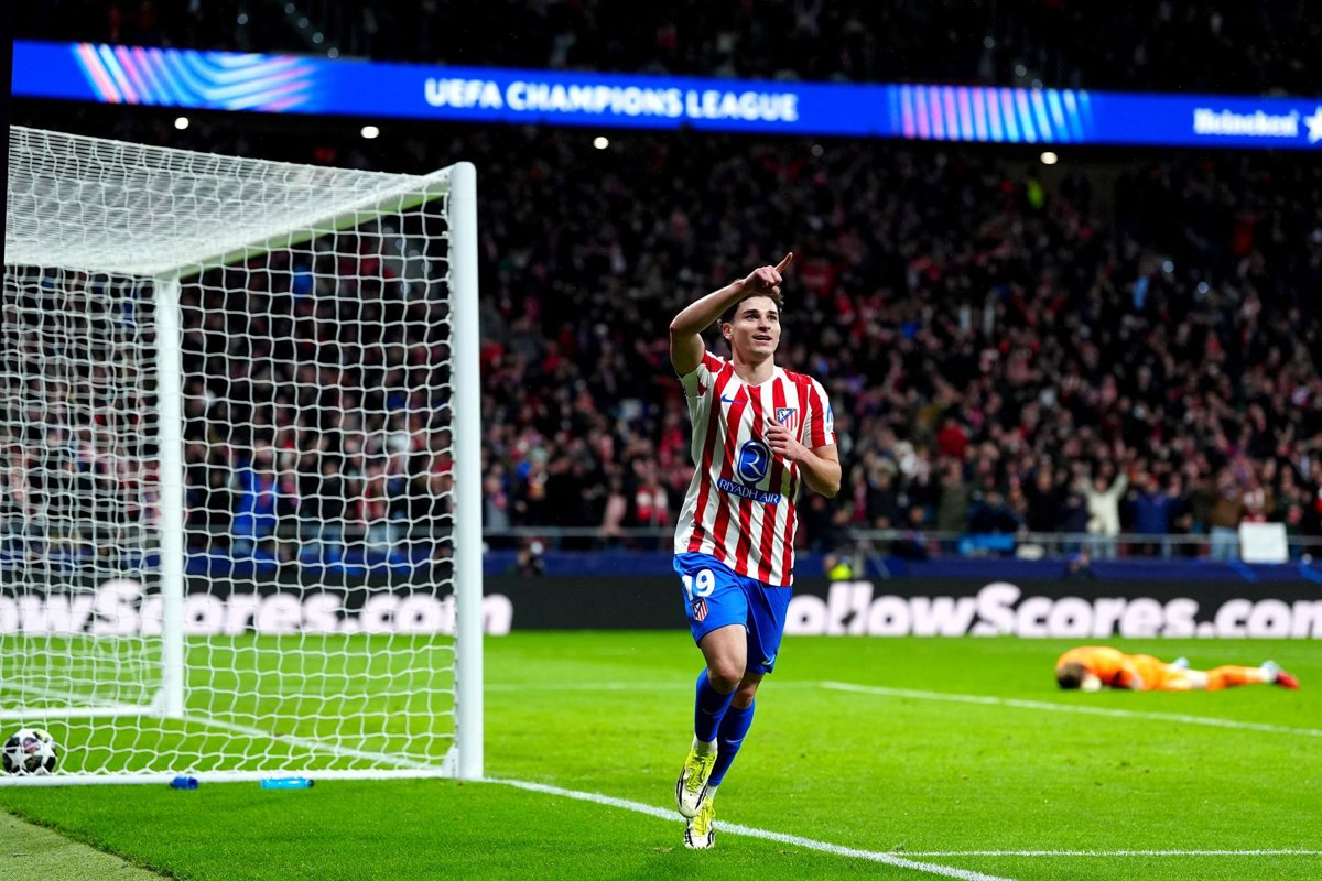 El Atleti golea al Tottenham y enfila el pase a cuartos de Champions (5-2)