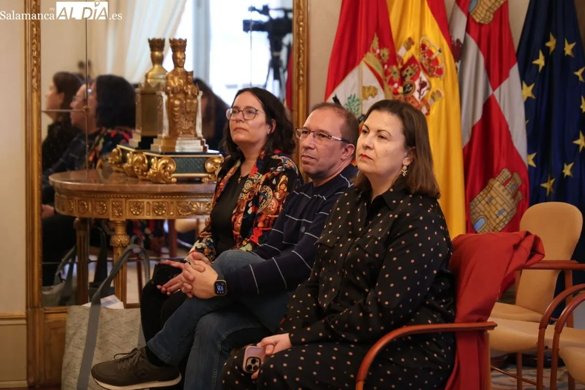 Presentación del maratón de donación de sangre que se realizará en Salamanca. Foto de David Sañudo