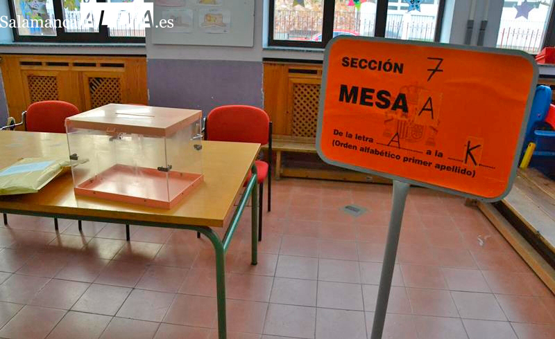 Mesas electorales en Ciudad Rodrigo para las autonómicas