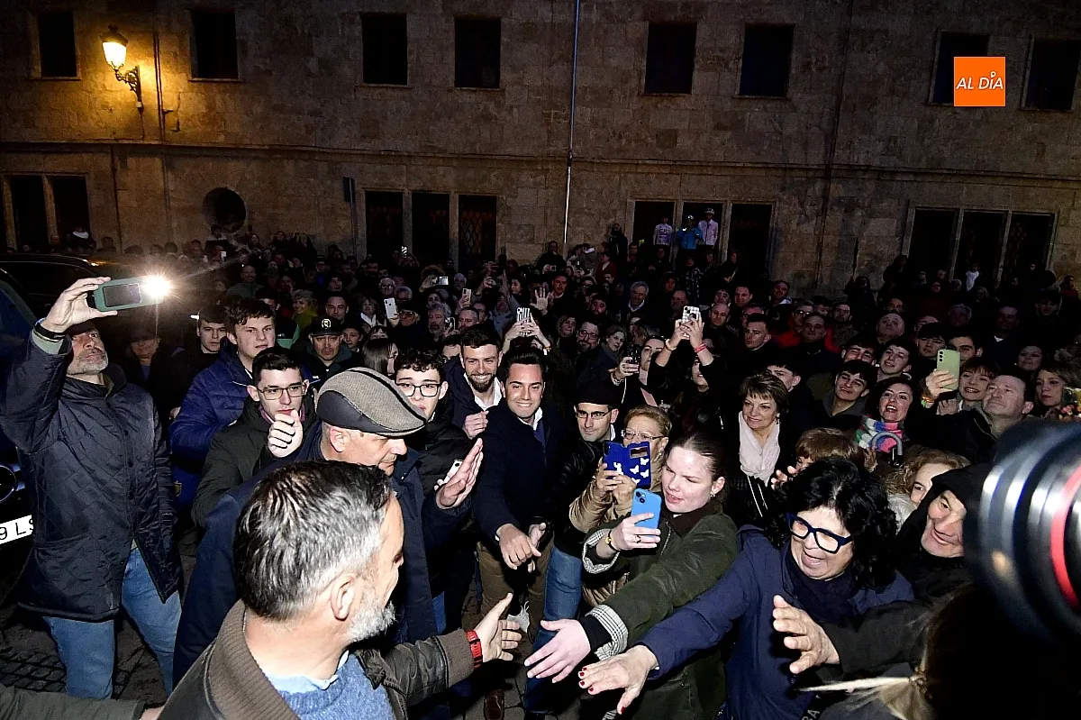 Mitin Abascal en Ciudad Rodrigo