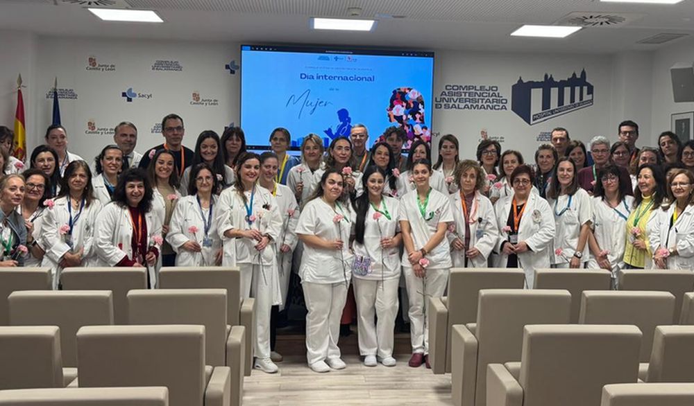 Hospital de Salamanca homenajea a sus trabajadoras por el 8M