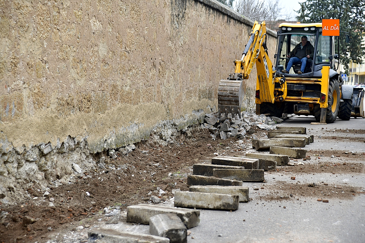 Obras Paseo Carmelitas Ciudad Rodrigo: cortes y plazos