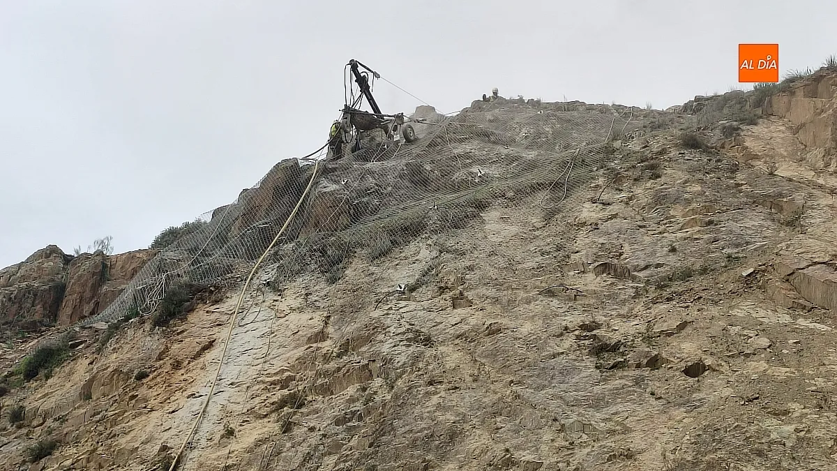 Obras en el Risco de Martiago