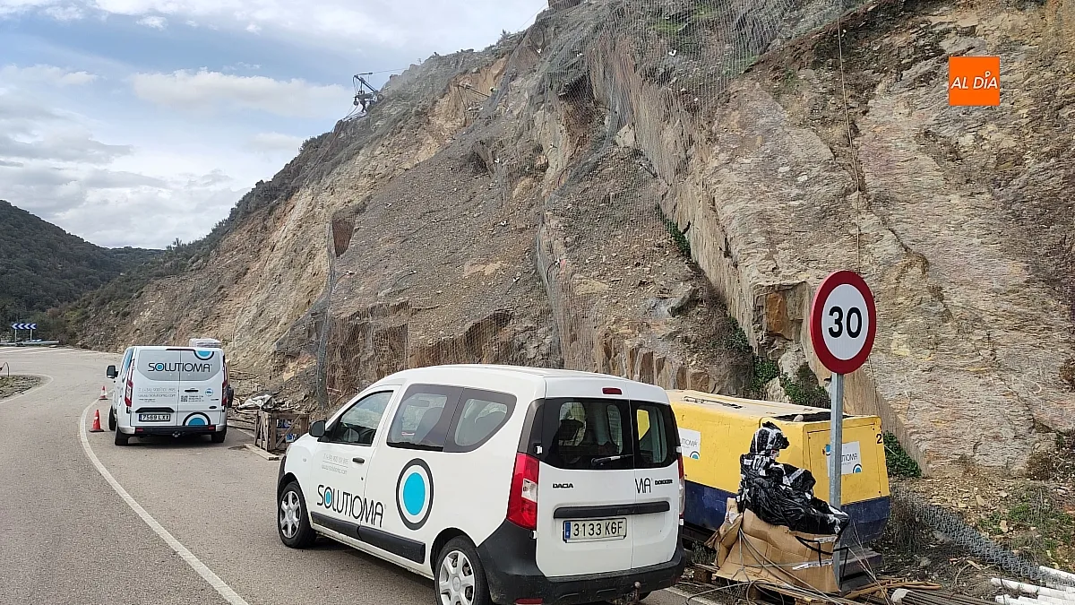 Obras en el Risco de Martiago