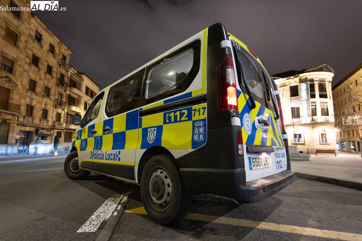 Sucesos Salamanca: conductor fugado y pintadas en el Huerto