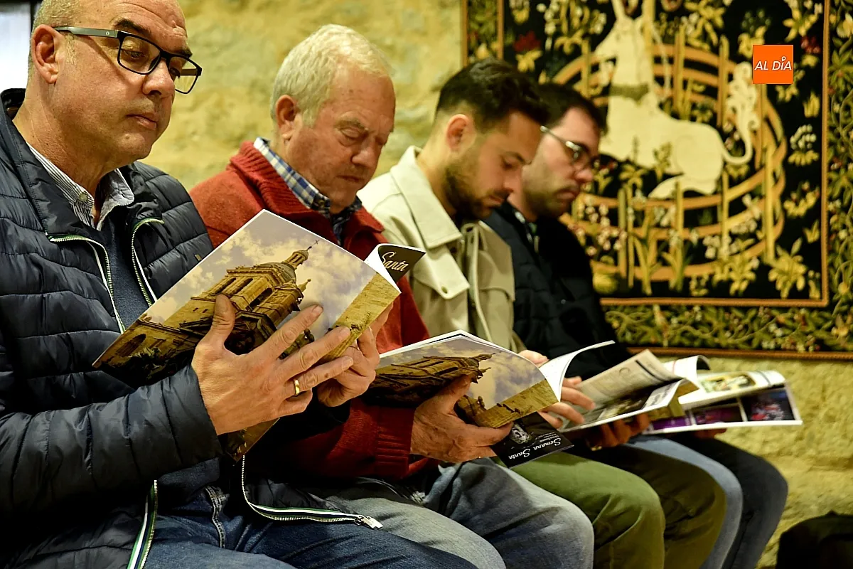 Obispo de Ciudad Rodrigo presidenta Cofradía Jesús Nazareno y alcalde de Ciudad Rodrigo