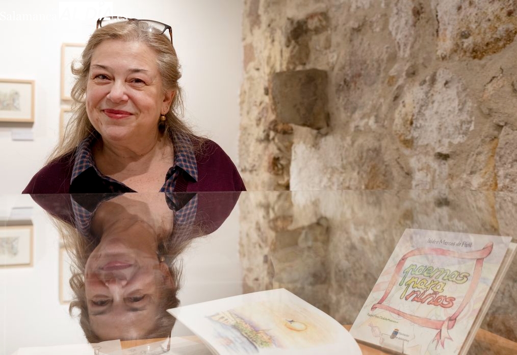 Raquel Pérez Giráldez: la pintora gallega afincada en Salamanca que expone su obra en La Salina