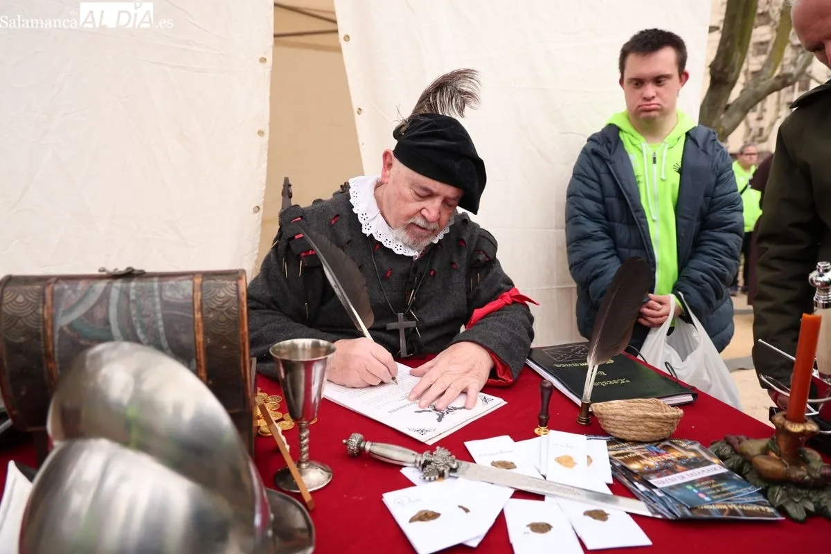  Más de 200 escolares salmantinos viajan al siglo XVI con los Tercios. Recreación histórica en la Alamedilla. Foto de David Sañudo