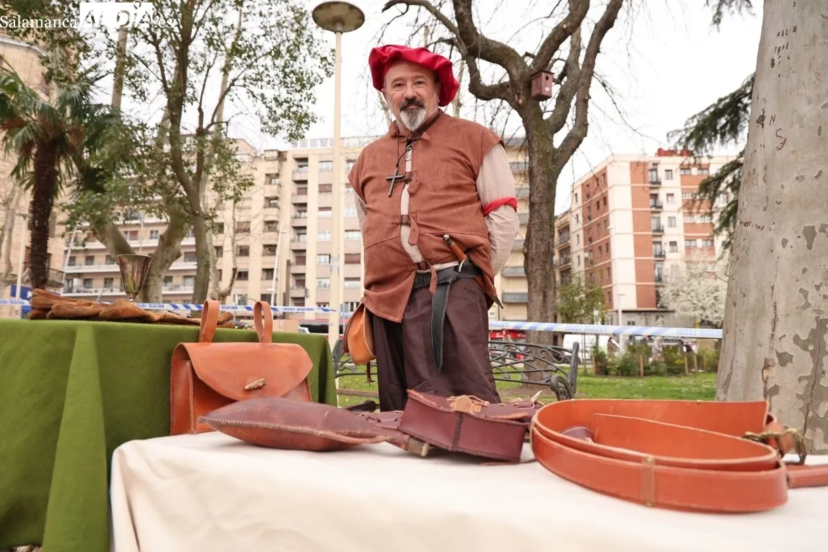  Más de 200 escolares salmantinos viajan al siglo XVI con los Tercios. Recreación histórica en la Alamedilla. Foto de David Sañudo