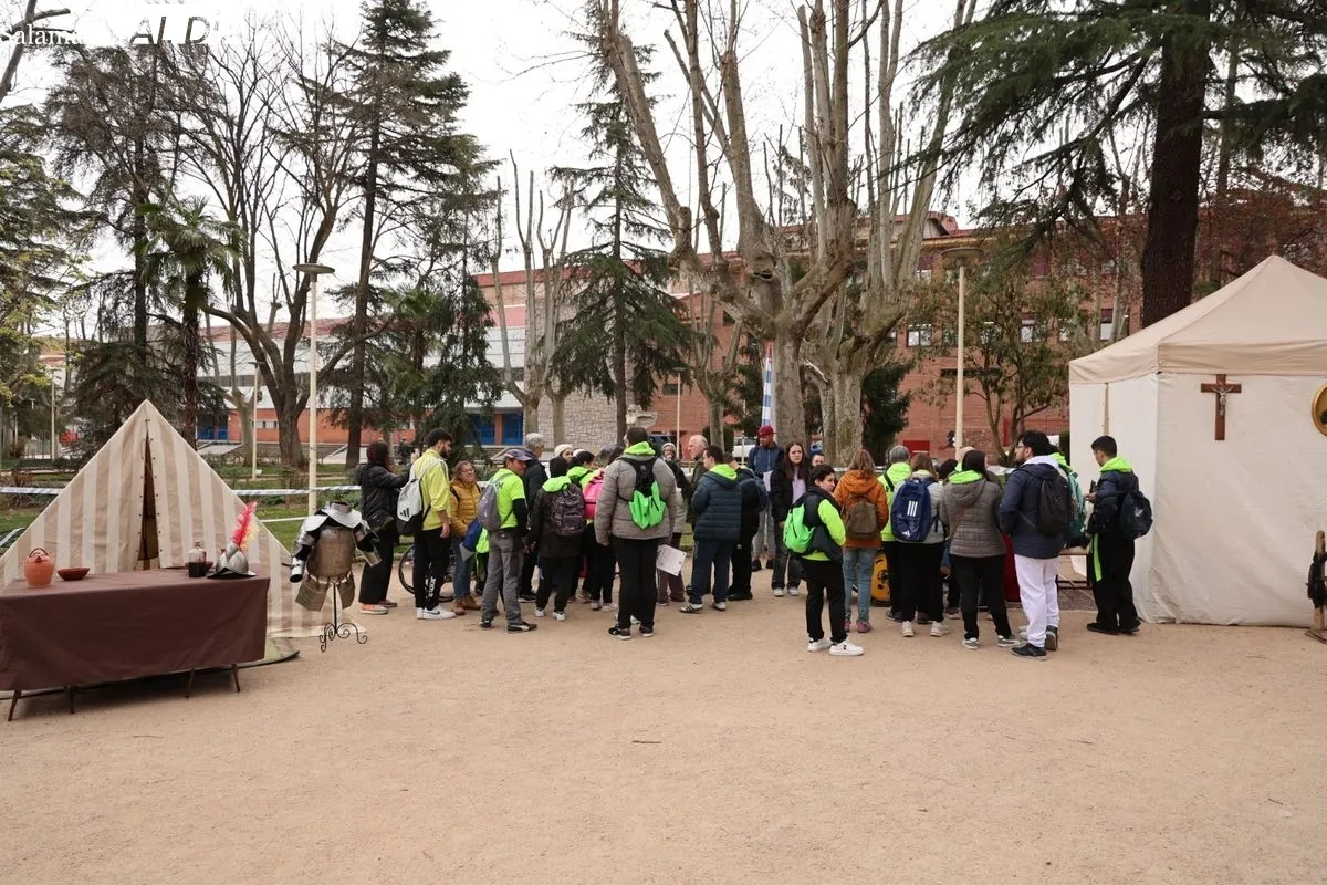  Más de 200 escolares salmantinos viajan al siglo XVI con los Tercios. Recreación histórica en la Alamedilla. Foto de David Sañudo