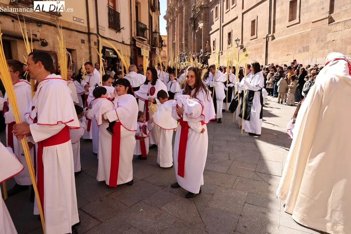 La Borriquilla vuelve a emocionar en Salamanca este Domingo de Ramos | FOTOS: David Sañudo