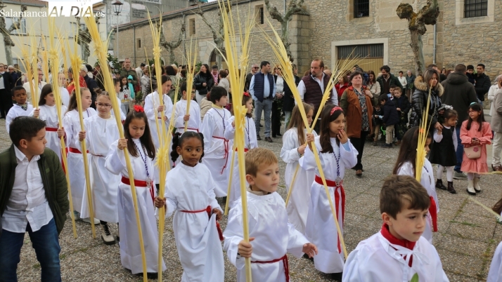 Los niños y La Borriquilla  protagonizarán el Domingo de Ramos en Vitigudino 