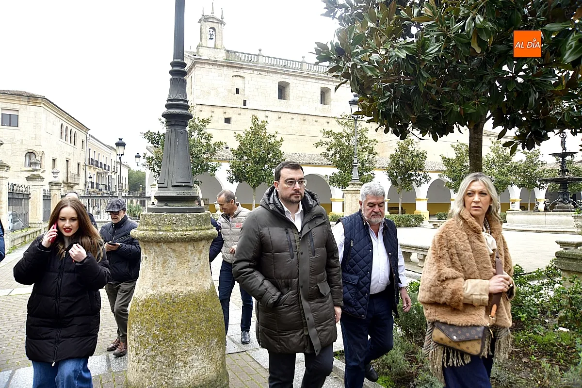 Visita del presidente de Asturias Adrián Barbón a Ciudad Rodrigo