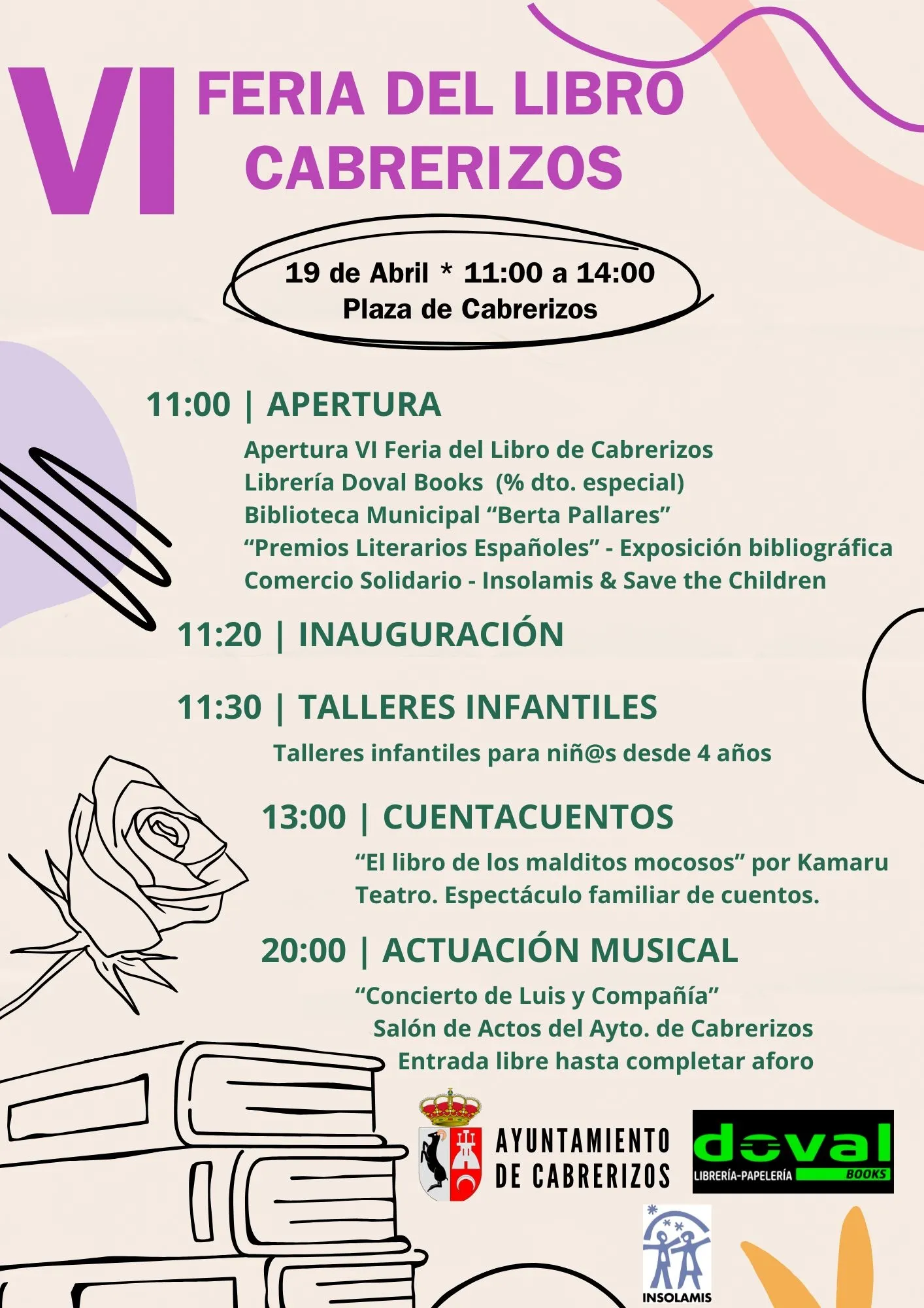 Foto 3 - Cabrerizos acoger&aacute; su VI Feria del Libro con actividades infantiles y m&uacute;sica
