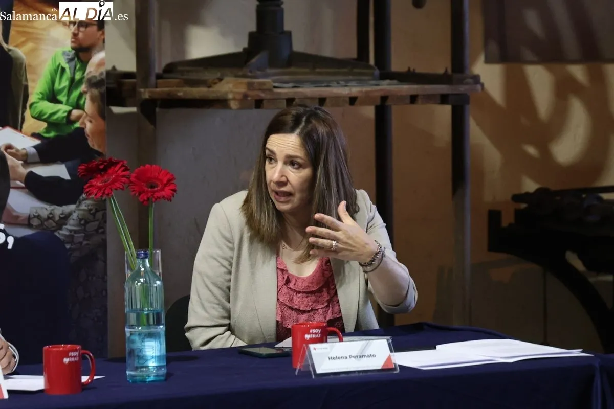 Cruz Roja Salamanca y empresas agroalimentarias analizan los retos de empleo, la captación de talento joven y el relevo generacional en el medio rural. Foto de David Sañudo