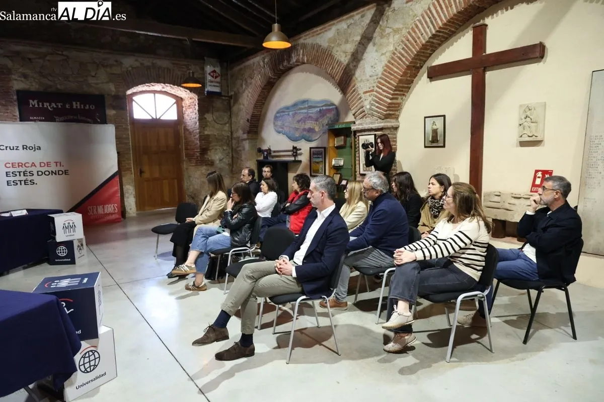 Cruz Roja Salamanca y empresas agroalimentarias analizan los retos de empleo, la captación de talento joven y el relevo generacional en el medio rural. Foto de David Sañudo