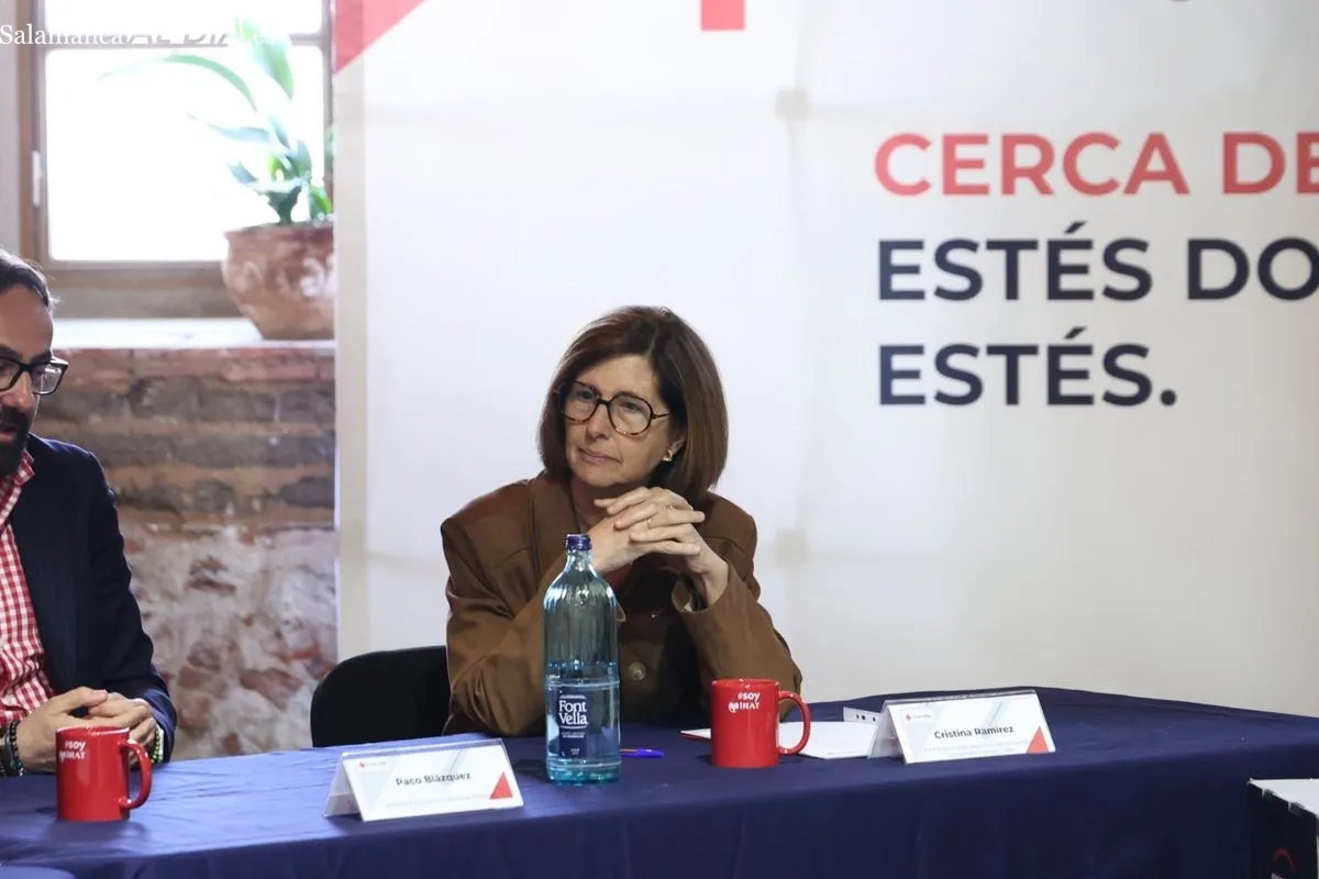 Cruz Roja Salamanca y empresas agroalimentarias analizan los retos de empleo, la captación de talento joven y el relevo generacional en el medio rural. Foto de David Sañudo