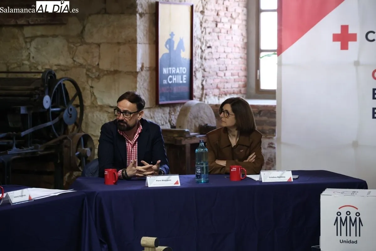 Cruz Roja Salamanca y empresas agroalimentarias analizan los retos de empleo, la captación de talento joven y el relevo generacional en el medio rural. Foto de David Sañudo