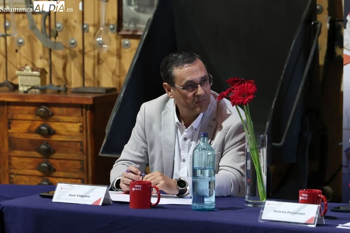Cruz Roja Salamanca y empresas agroalimentarias analizan los retos de empleo, la captación de talento joven y el relevo generacional en el medio rural. Foto de David Sañudo