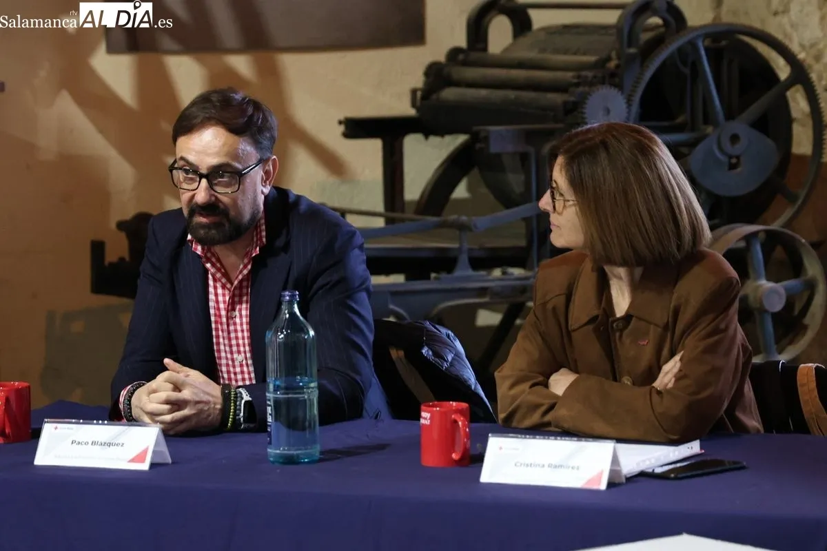 Cruz Roja Salamanca y empresas agroalimentarias analizan los retos de empleo, la captación de talento joven y el relevo generacional en el medio rural. Foto de David Sañudo