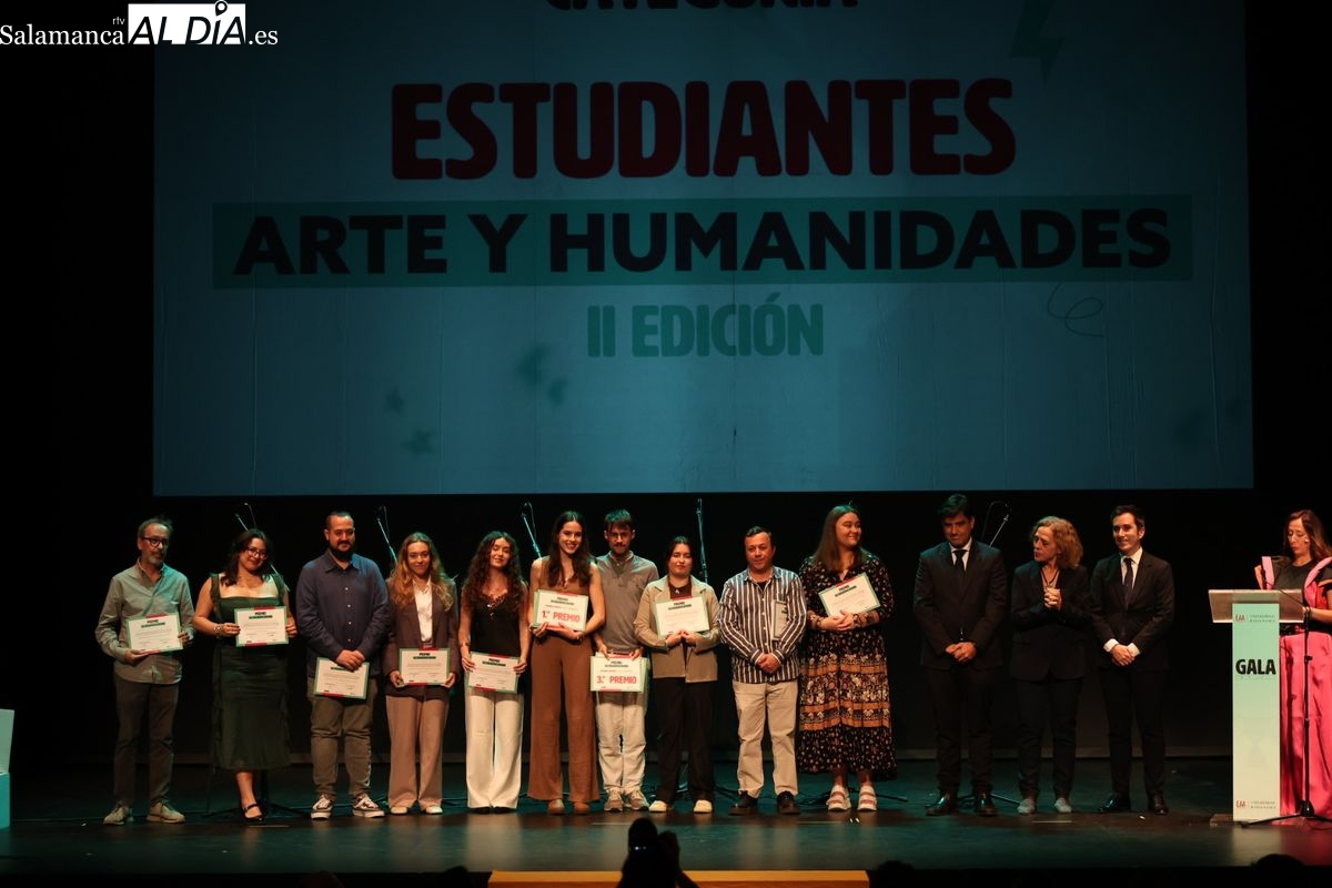 La USAL entrega los II Premios al Talento Joven en Salamanca