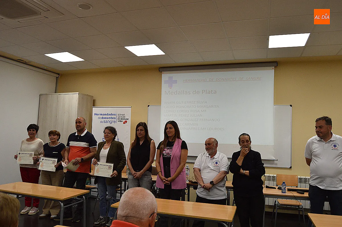 Reconocimiento la labor de los donantes de Ciudad Rodrigo 