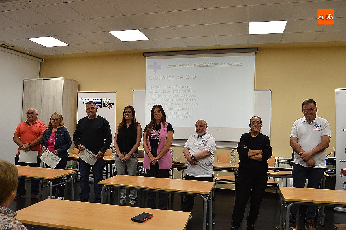 Reconocimiento la labor de los donantes de Ciudad Rodrigo 
