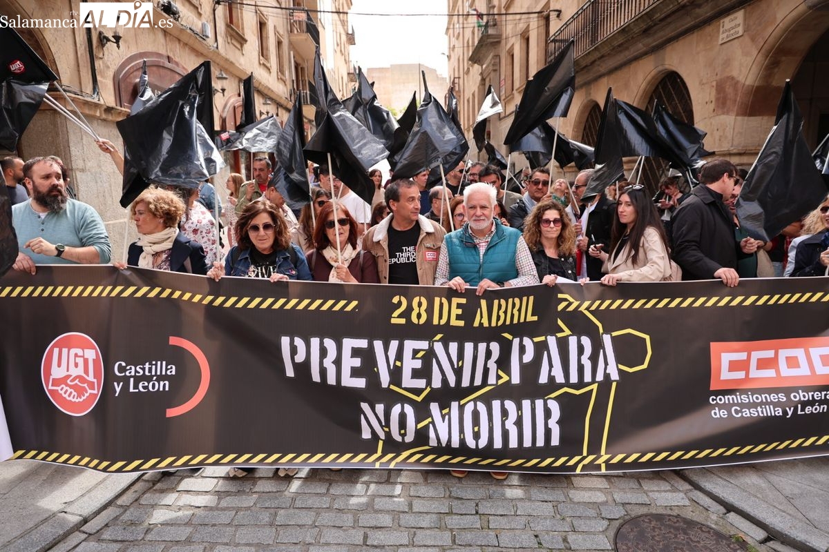 CCOO y UGT exigen medidas ante los 7.256 accidentes laborales en Salamanca