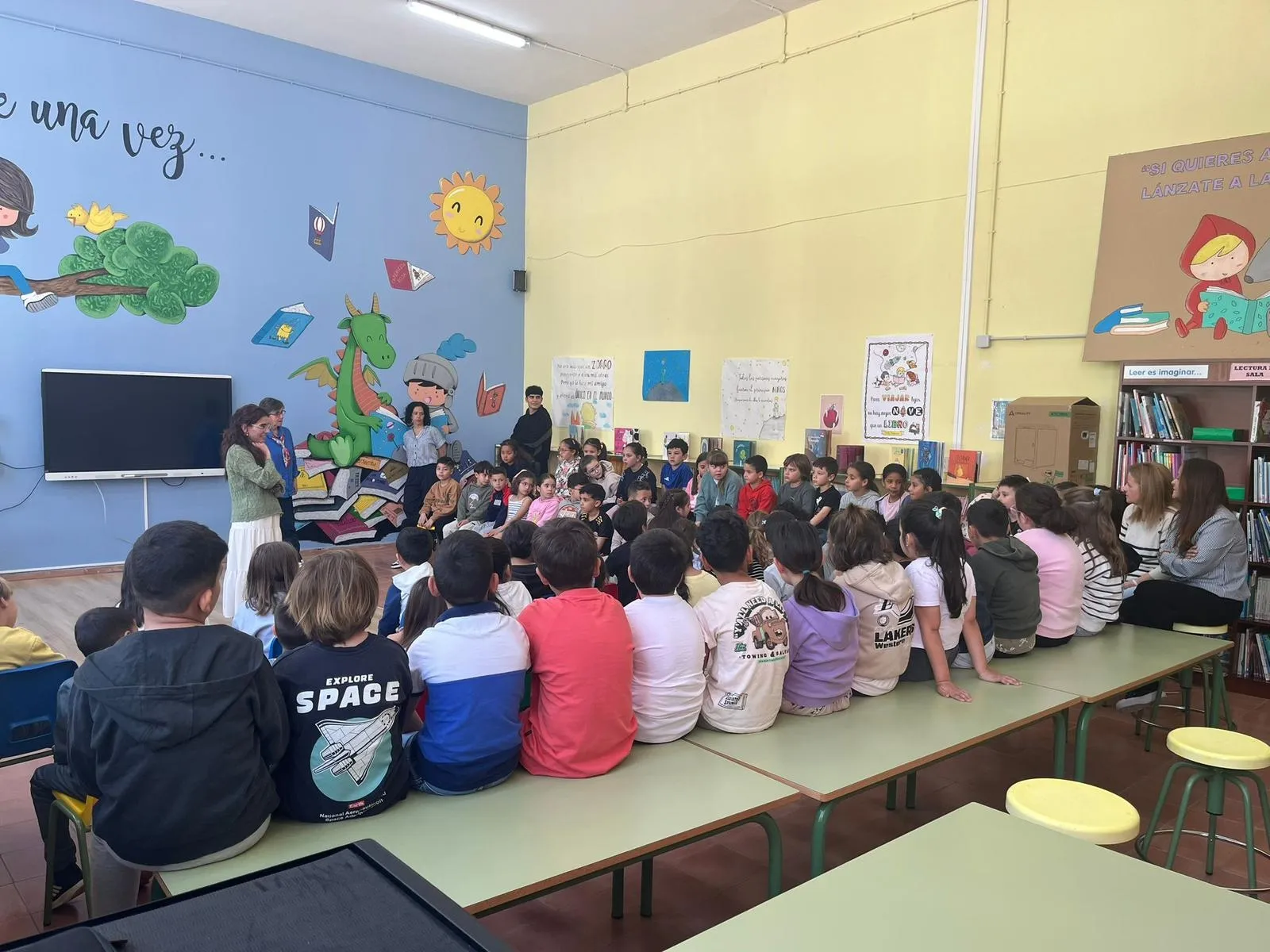 Actividad del Día del Libro en el CEIP San Francisco 