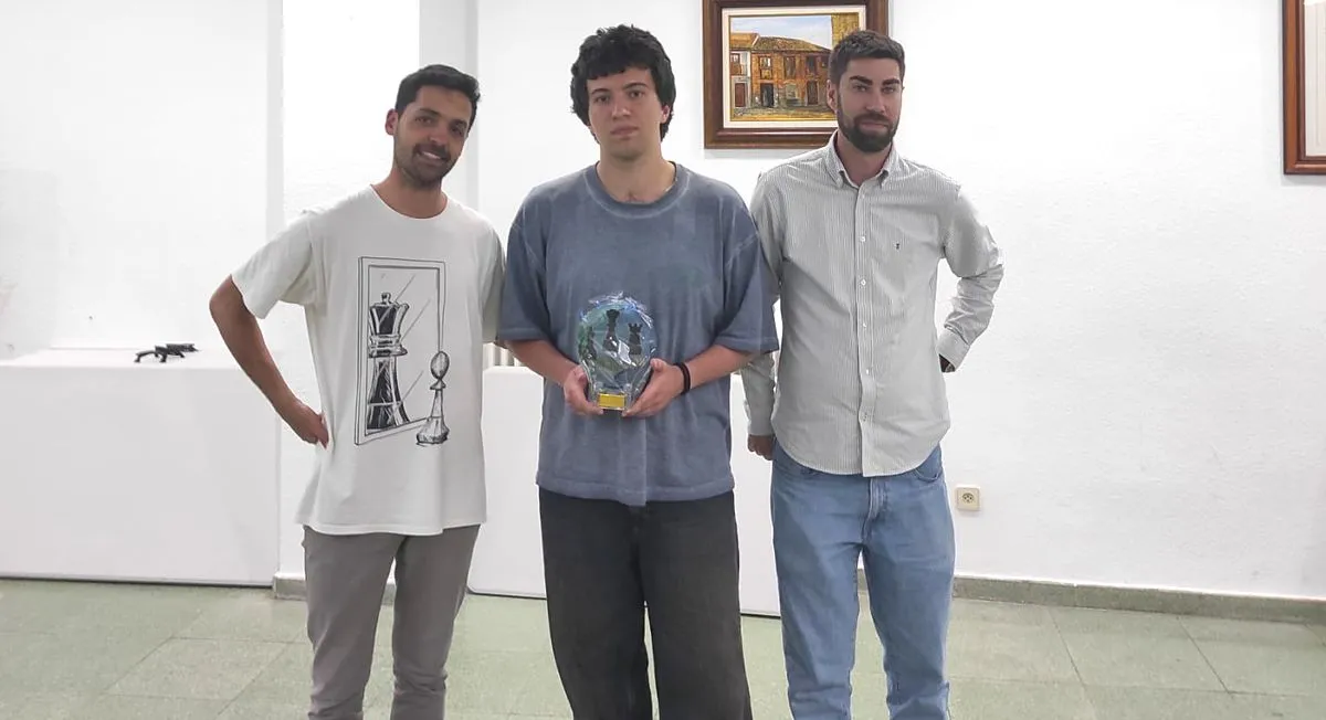 Andrés Rodríguez Ferreirós, campeón absoluto de ajedrez de Salamanca 2026