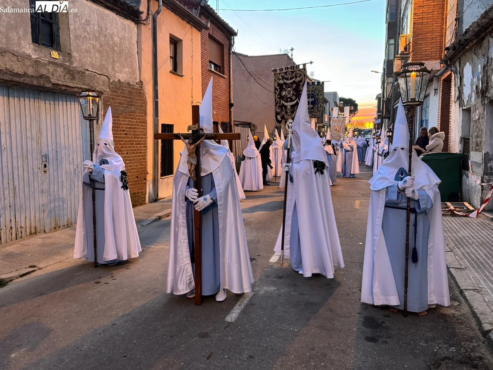 Procesión del Via Crucis en Peñaranda