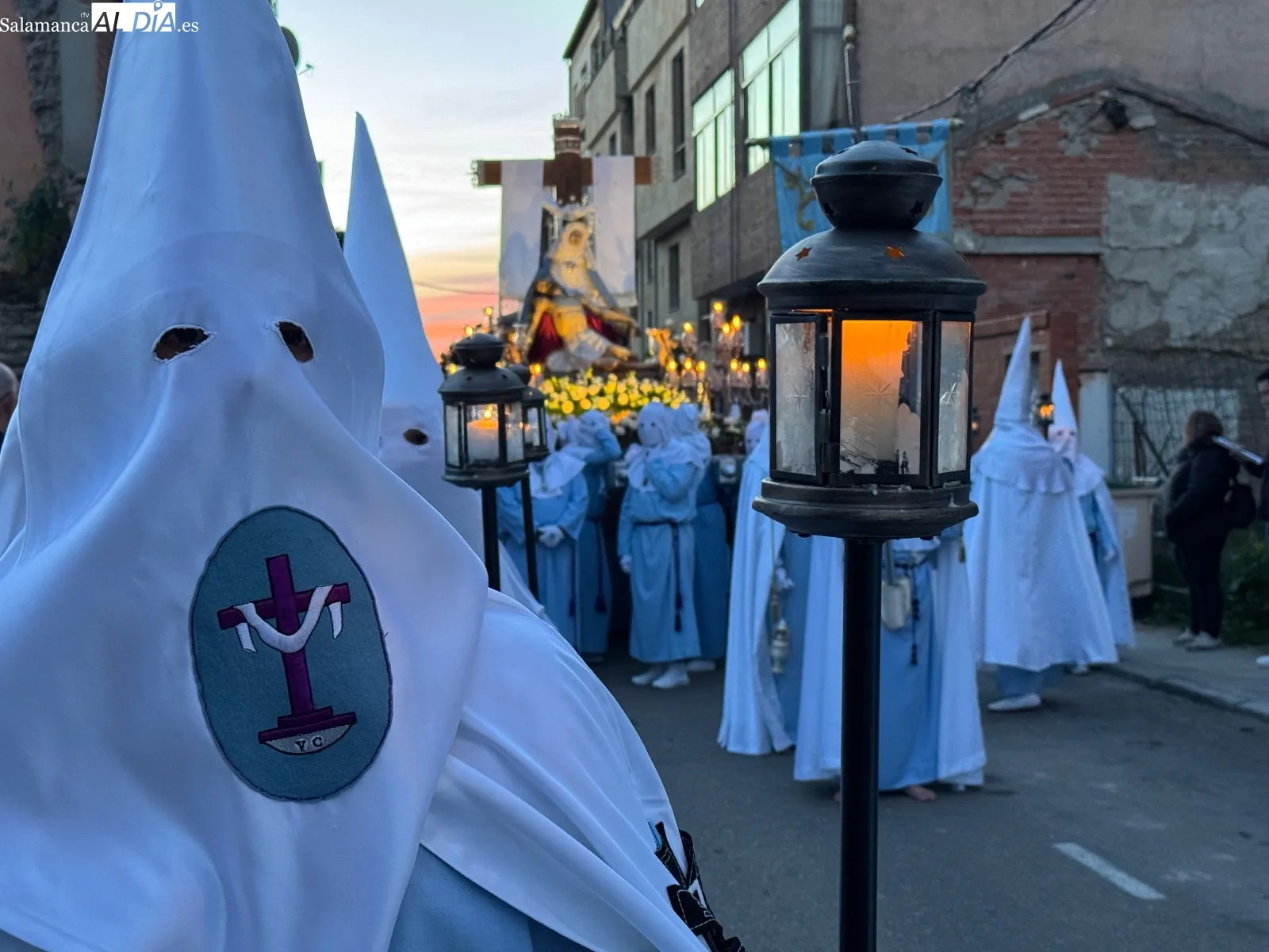 Procesión del Via Crucis en Peñaranda