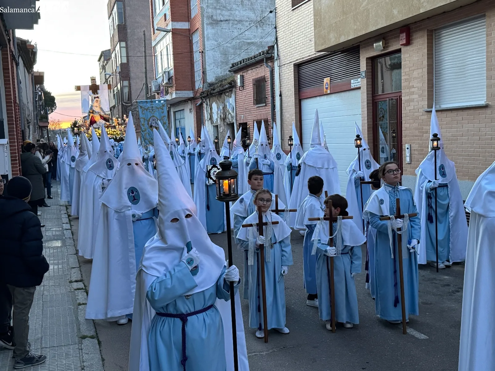 Procesión del Via Crucis en Peñaranda