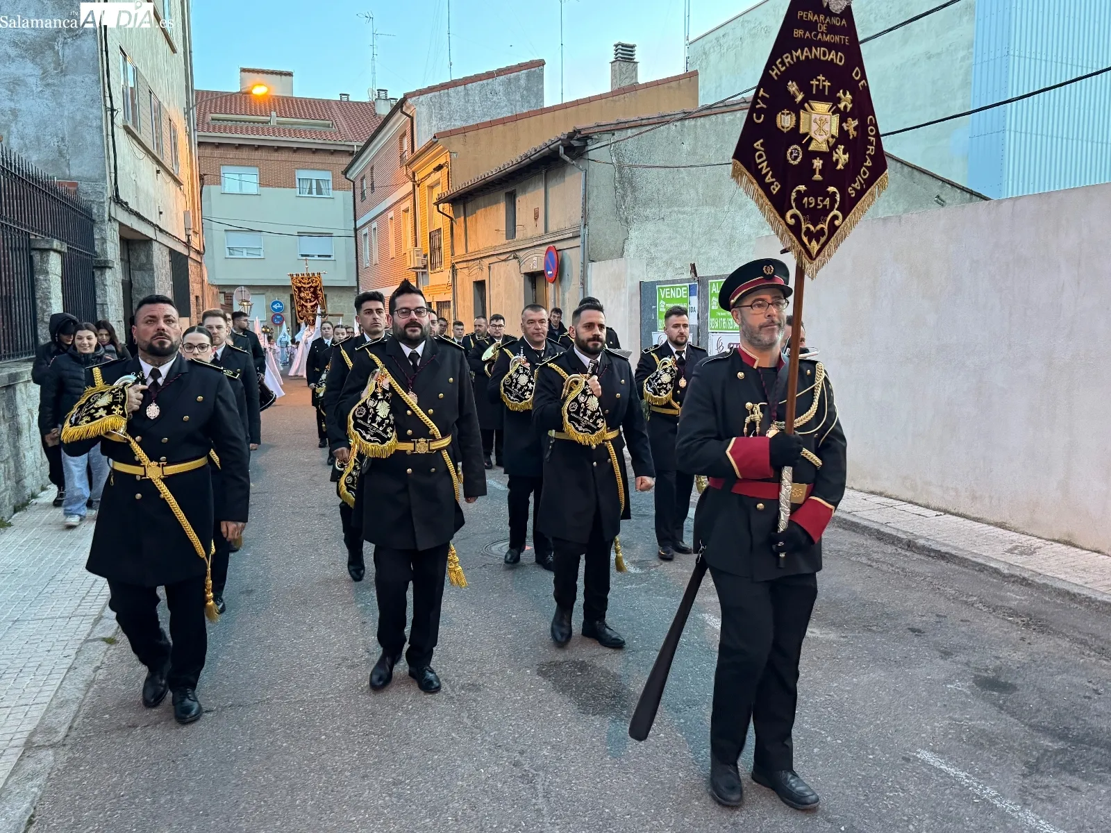 Procesión del Via Crucis en Peñaranda