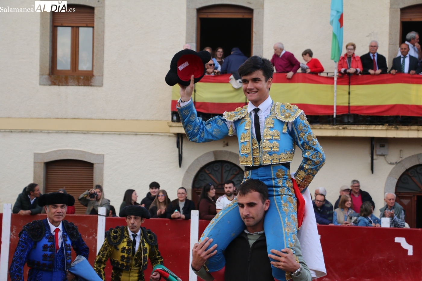 Entretenida novillada en Olmedo de Camaces por las fiestas de San Jorge 