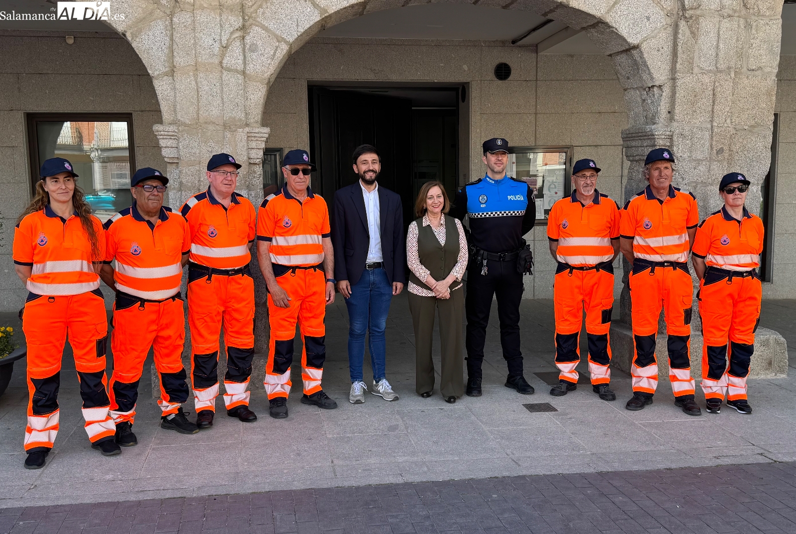 La agrupación de Protección Civil de Peñaranda estrena su equipamiento oficial