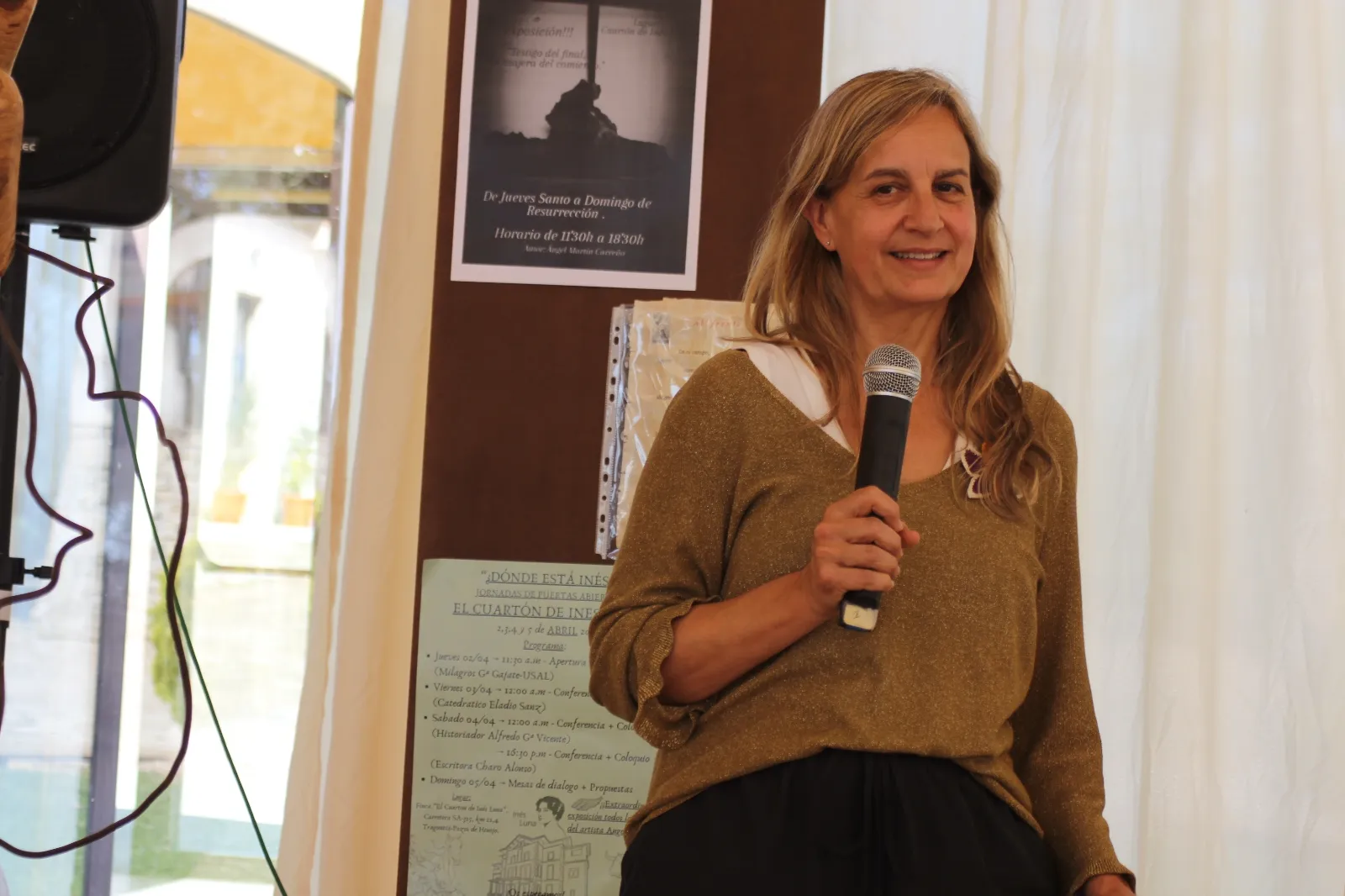 Las Segundas Jornadas Culturales en el Cuartón de Inés Luna recuperan la fascinante figura de su dueña de la mano del profesor e investigador Alfredo García Vicente | FOTOS: Fernando Sánchez Gómez