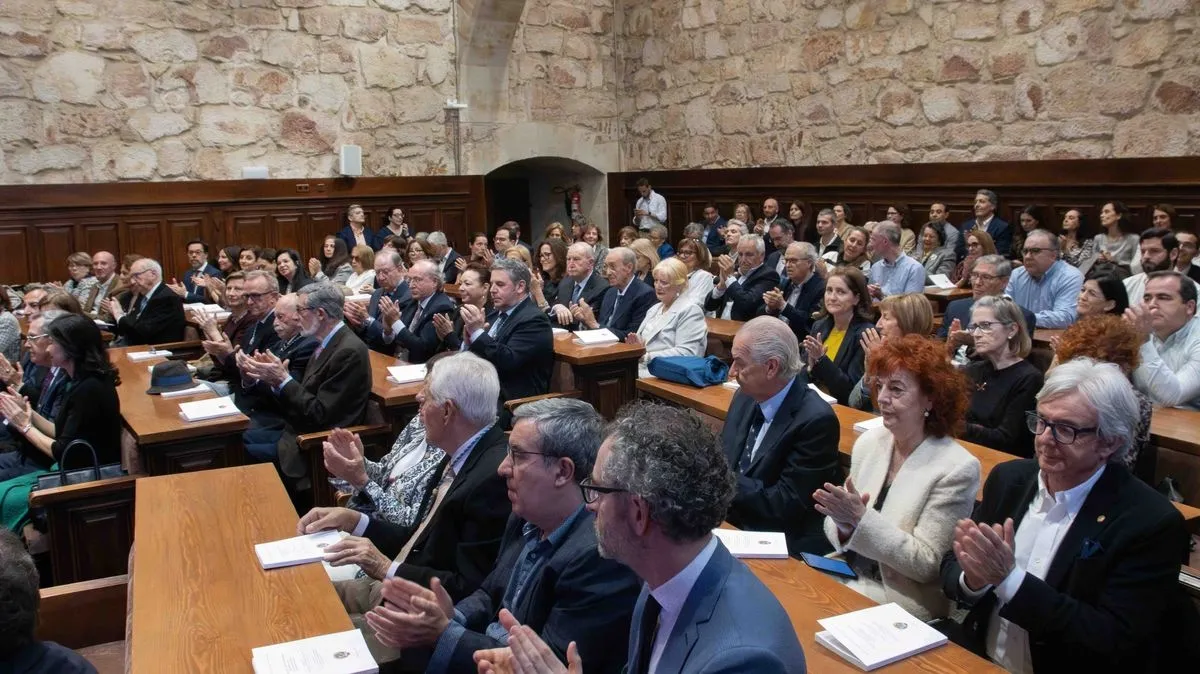 Susana Gómez Castro ingresa en la Real Academia de Medicina de Salamanca. Foto USAL