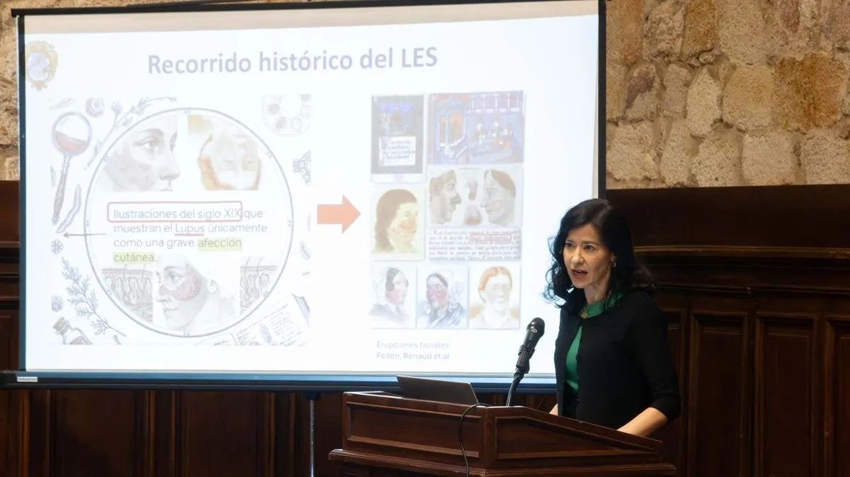 Susana Gómez Castro ingresa en la Real Academia de Medicina de Salamanca. Foto USAL