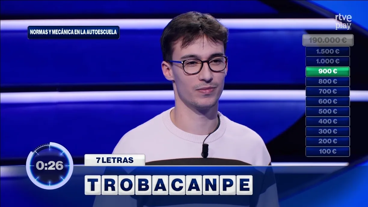 Imágenes del programa de ayer martes de Cifras y Letras / PANTALLAZOS DE TVE