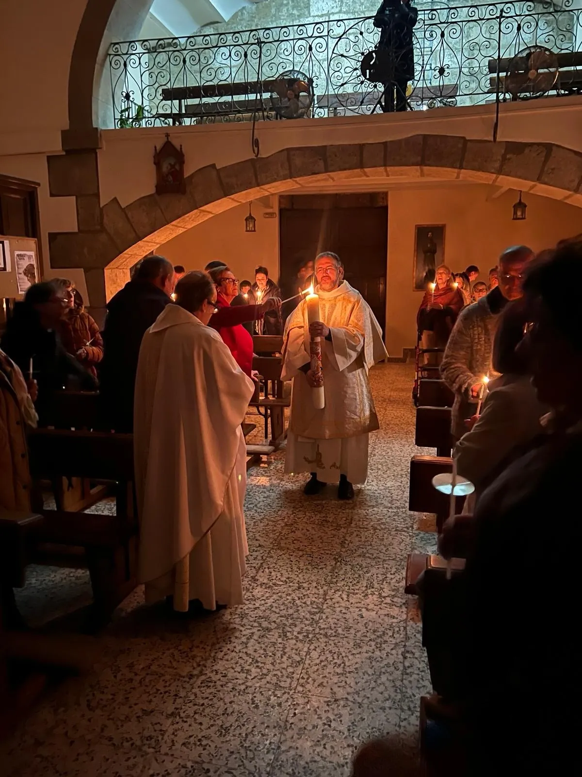 Vigilia Pascual en San Andrés