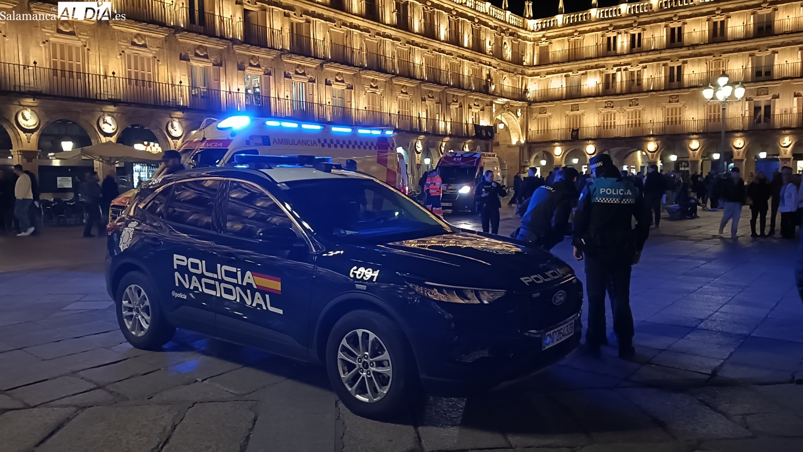 Detenido por tentativa de homicidio tras apuñalar por la espalda a un joven en Salamanca