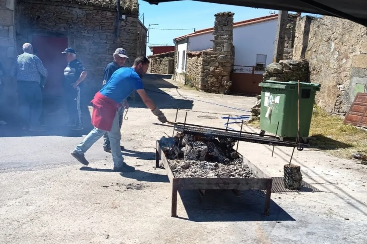 Comida popular en Peralejos de Arriba